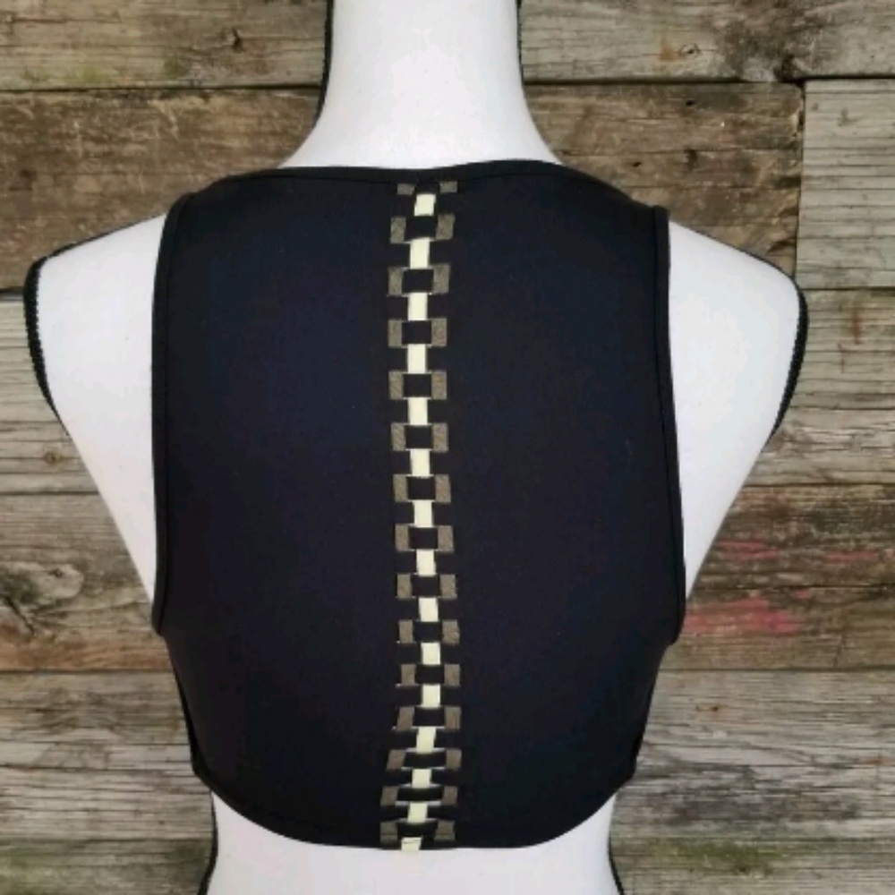 Free People Black Spot Bra By FP Movement  Size XS